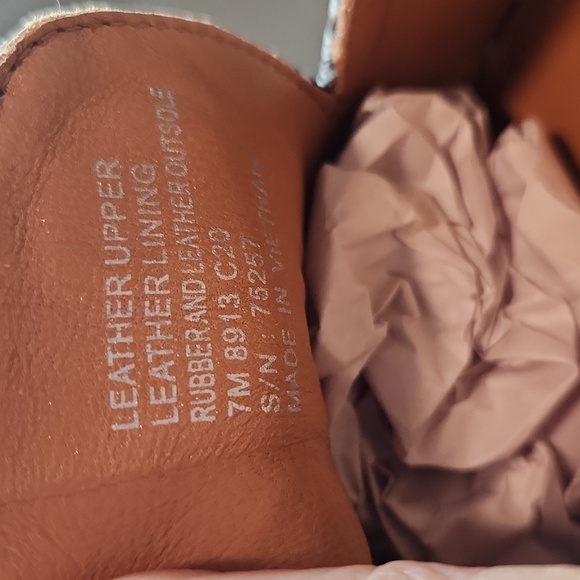 Tory Burch Women's Kira Embossed Stretch Loafer Warm Roccia Size 7 cream black - Picture 11 of 12